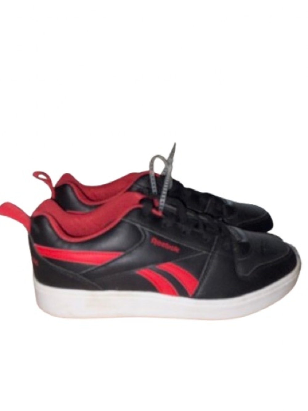 Reebok Kids Black and Red Low-Top Sneakers size 4 NEW